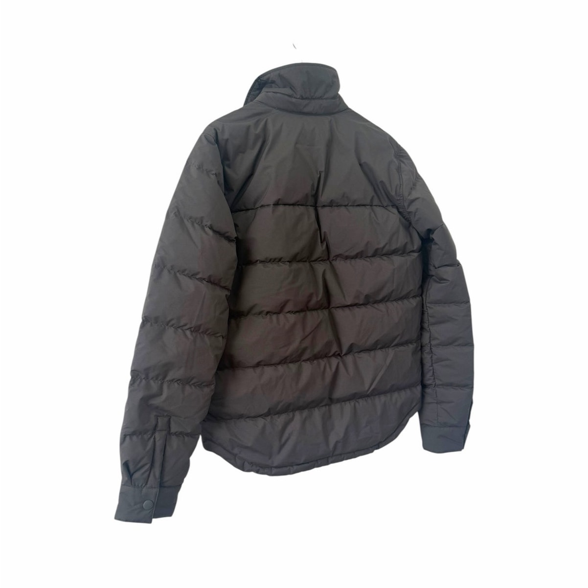 Nwt Prana Pinchot Shirt Jacket Black Olive Heather Down Puffer Men’s Size Small — image 6 of 8